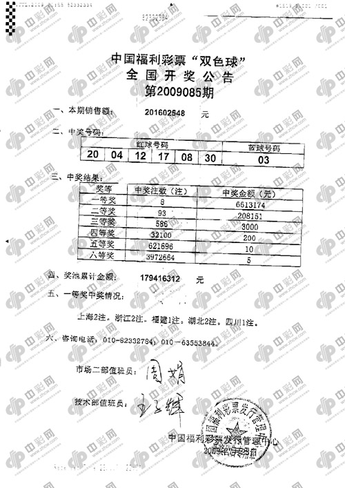 中国福彩双色球,红球6个数!中国福彩双色球 字 ＋ 蓝球1个数字 就是一注称为